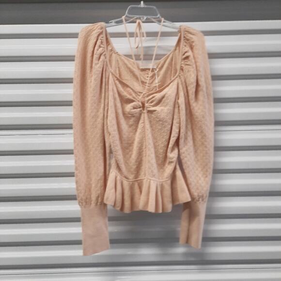 Ulla Johnson Leland Top Blouse Women's Large Cottage Fairy Puff Sleeves - Picture 6 of 16